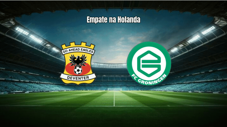 GO Ahead Eagles 1-1 Groningen: Empate na Eredivisie em Deventer
