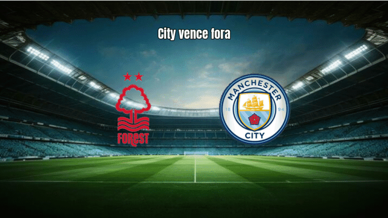 Manchester City vence Nottingham Forest por 2 a 1 na Premier League