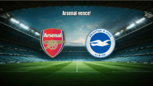 Arsenal vence Brighton por 2 a 1 na Premier League: resumo e análise