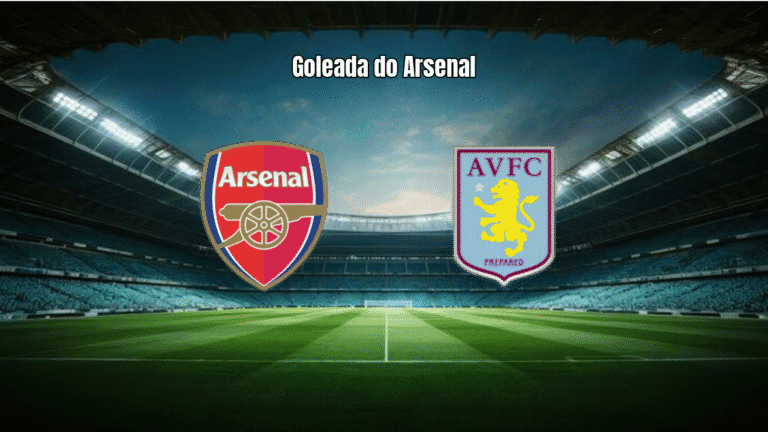 Arsenal goleia Aston Villa por 4 a 1 na Premier League