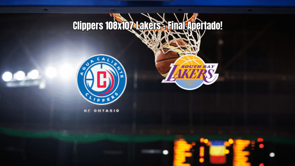 San Diego Clippers vencem South Bay Lakers por 108 a 107 na G League