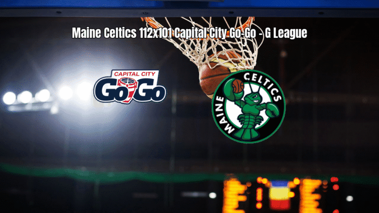 Maine Celtics vence Capital City Go-Go na G League: 112 x 101