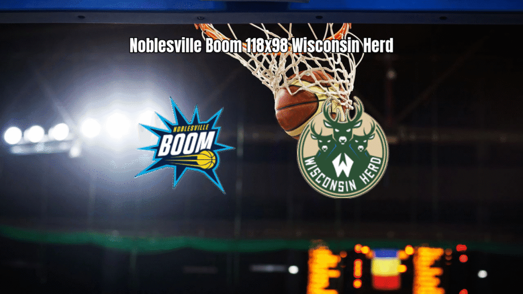Noblesville Boom vence Wisconsin Herd por 118 a 98 na G League