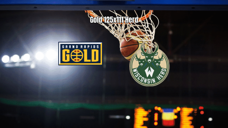 Grand Rapids Gold vence Wisconsin Herd na G League: 125 x 111