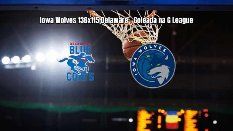 Iowa Wolves vence Delaware Blue Coats por 136 a 115 na G League