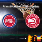 Pistons vencem Hawks por 99 a 98 em jogo emocionante da NBA