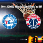 Philadelphia 76ers vencem Washington Wizards por 121 a 102 na NBA