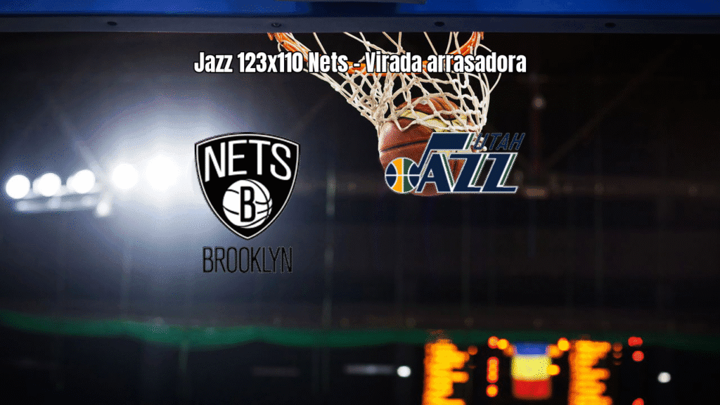 Utah Jazz vira sobre Brooklyn Nets com quarto quarto arrasador