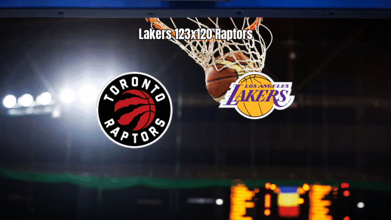 Lakers vencem Raptors por 123 a 120 em jogo eletrizante da NBA