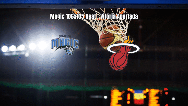 Orlando Magic vence Miami Heat por 106 a 105 em jogo emocionante da NBA