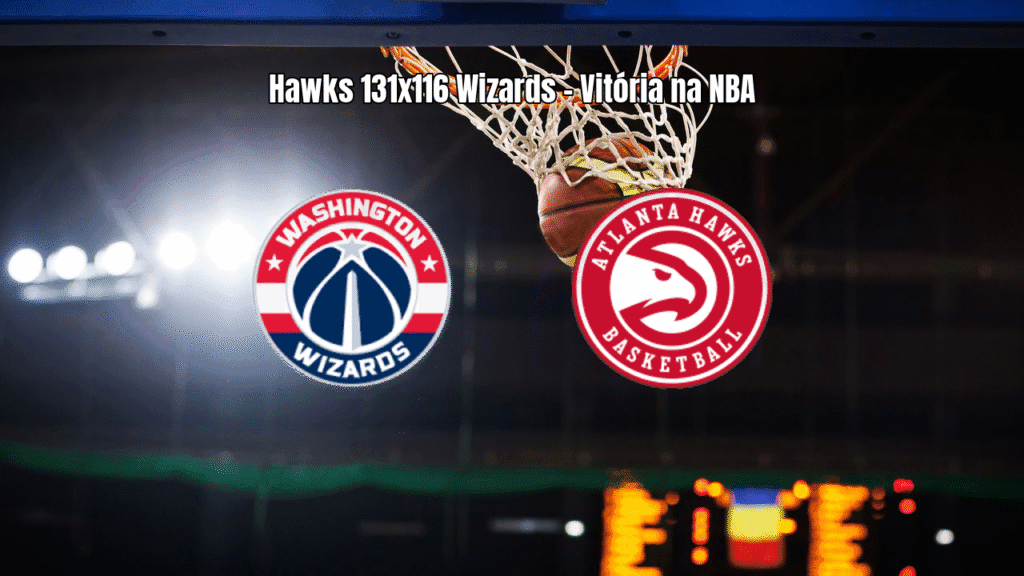 Atlanta Hawks vence Washington Wizards por 131 a 116 na NBA