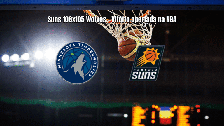 Phoenix Suns vence Minnesota Timberwolves por 108 a 105 na NBA