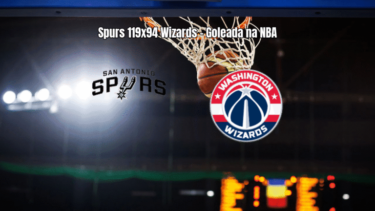 San Antonio Spurs goleiam Washington Wizards por 119 a 94 na NBA