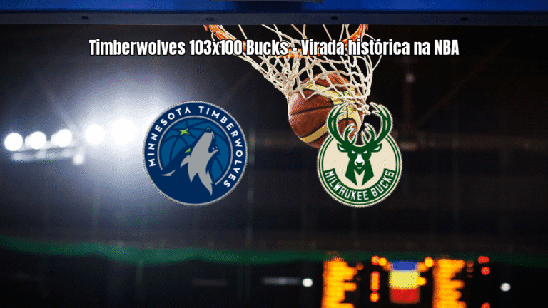 Timberwolves viram sobre Bucks na NBA com reação histórica