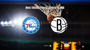 Brooklyn Nets vence Philadelphia 76ers por 114 a 106 na NBA
