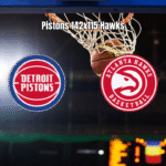 Pistons arrasam Hawks com 142 pontos em jogo eletrizante da NBA