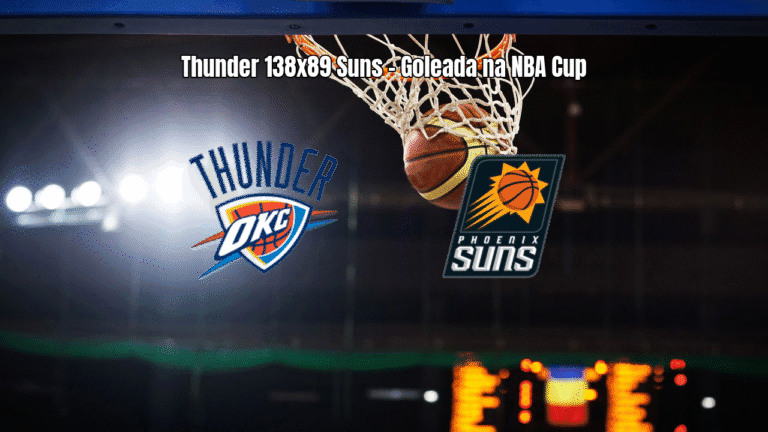 Oklahoma City Thunder goleia Phoenix Suns por 138 a 89 na NBA Cup