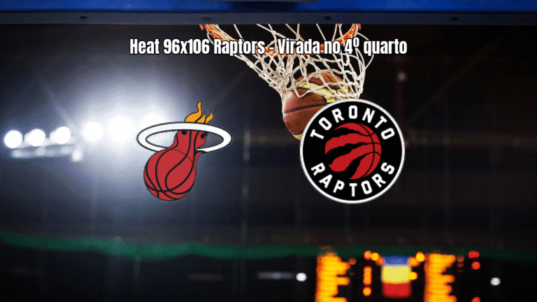 Toronto Raptors vence Miami Heat por 106 a 96 na NBA