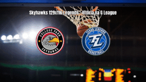 College Park Skyhawks vence Texas Legends por 129 a 116 na G League
