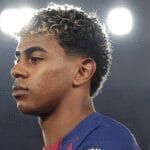 Lamine Yamal suspenso na Champions após cartão no Barça x Frankfurt