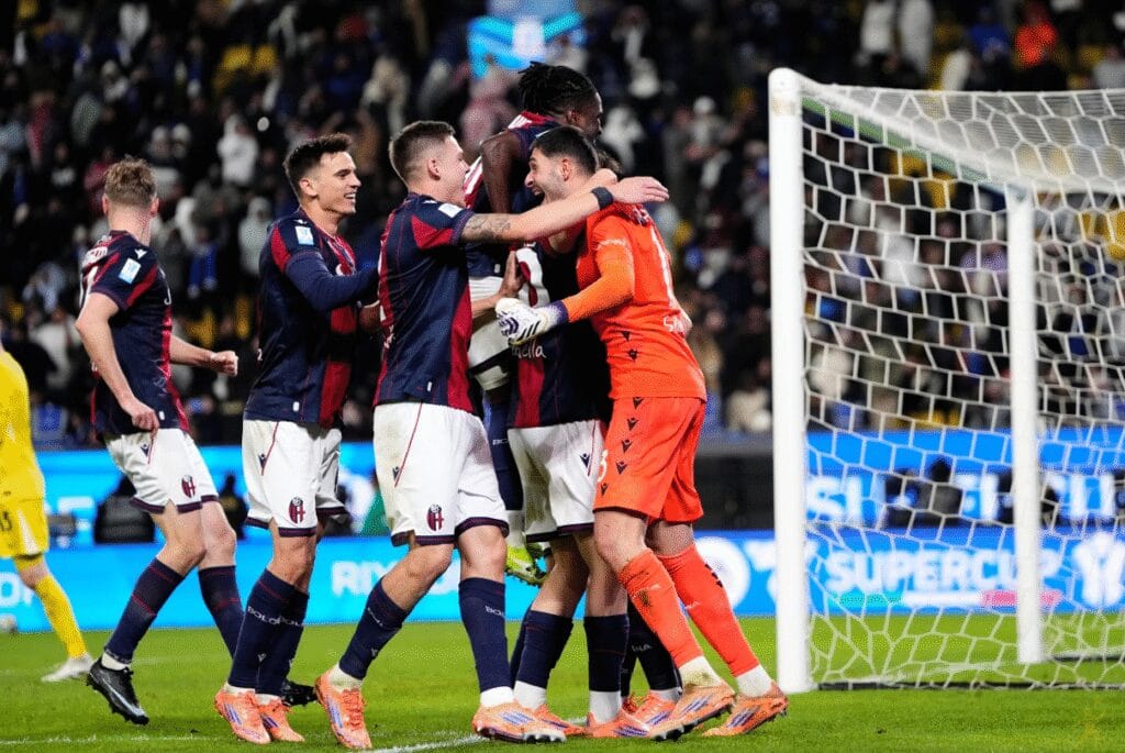 Inter de Milão é eliminada pelo Bologna na Supercopa da Itália