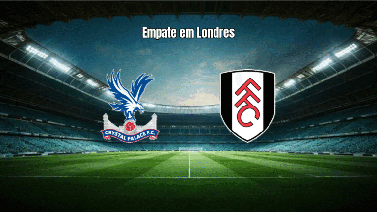 Crystal Palace 1-1 Fulham: Empate no Selhurst Park na Premier League
