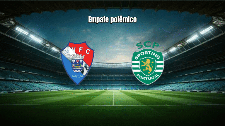 Gil Vicente 1x1 Sporting: Leões perdem vitória no fim com 10