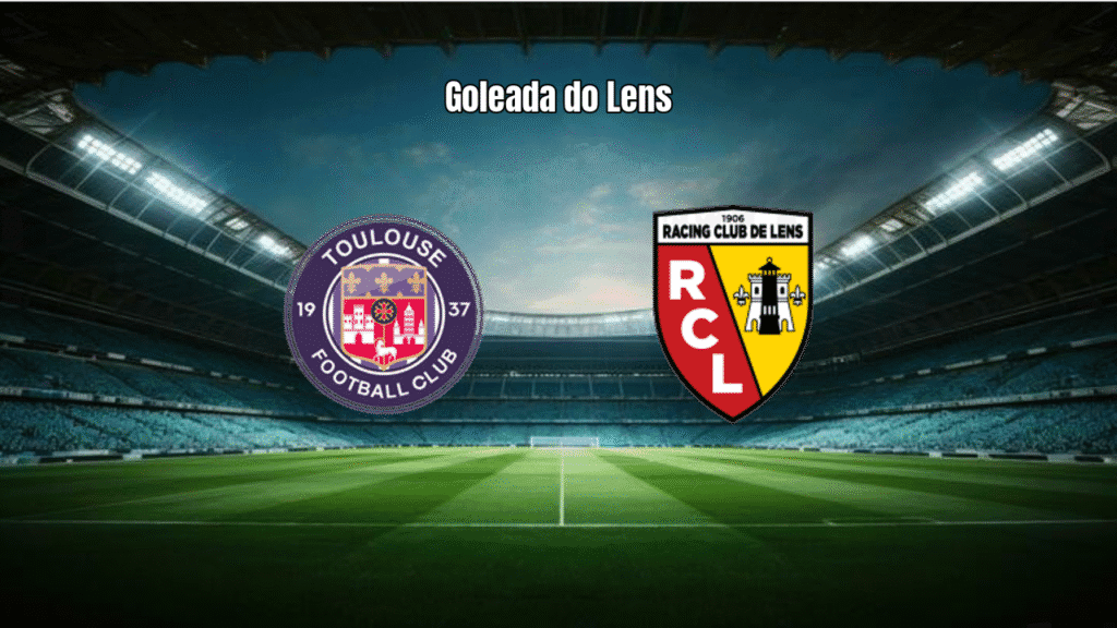 Lens goleia o Toulouse por 3 a 0 na Ligue 1 com expulsão decisiva