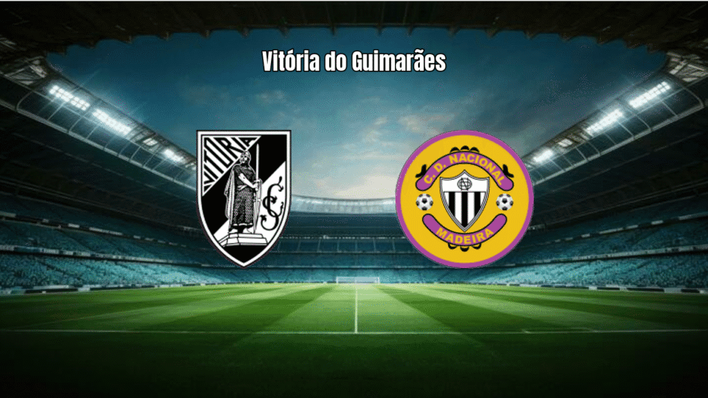 Guimarães vence Nacional por 2 a 1 na Primeira Liga de Portugal