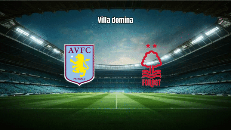 Aston Villa vence Nottingham Forest por 3 a 1 na Premier League