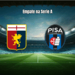 Genoa e Pisa empatam em 1 a 1 na Serie A: resumo e estatísticas