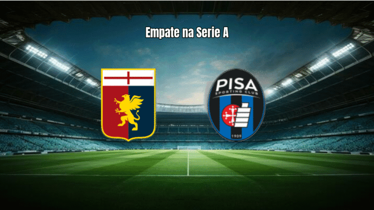 Genoa e Pisa empatam em 1 a 1 na Serie A: resumo e estatísticas