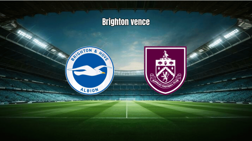 Brighton vence Burnley por 2-0 na Premier League com gols de Rutter e Ayari