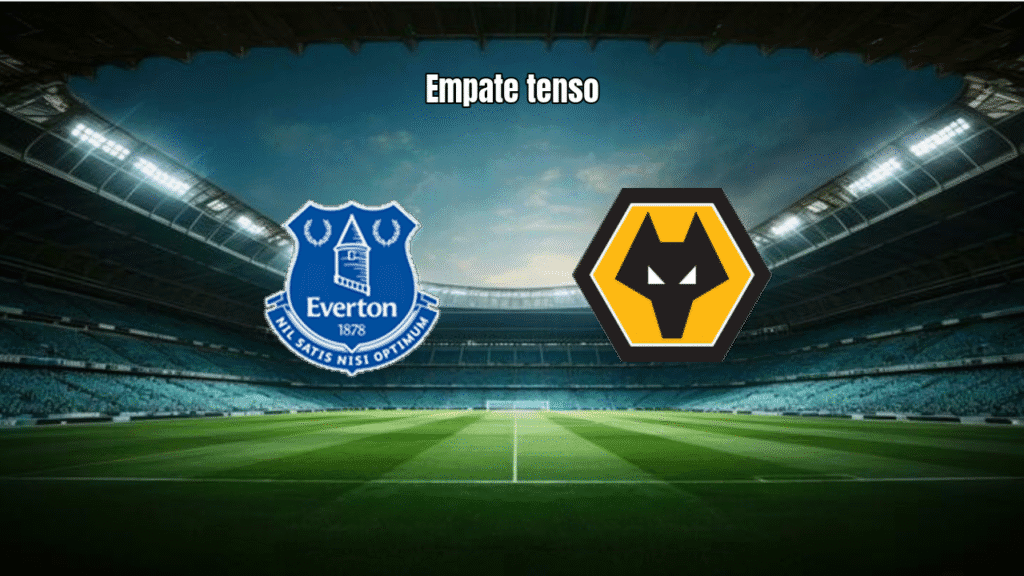 Everton 1-1 Wolves: Empate tenso com dois expulsos em jogo da Premier League
