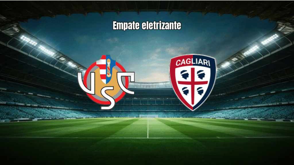 Cremonese e Cagliari empatam em 2 a 2 na Serie A italiana