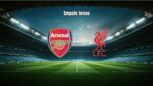 Arsenal e Liverpool empatam sem gols em jogo tenso da Premier League