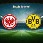 Eintracht Frankfurt 3-3 Borussia Dortmund: Empate Eletrizante na Bundesliga