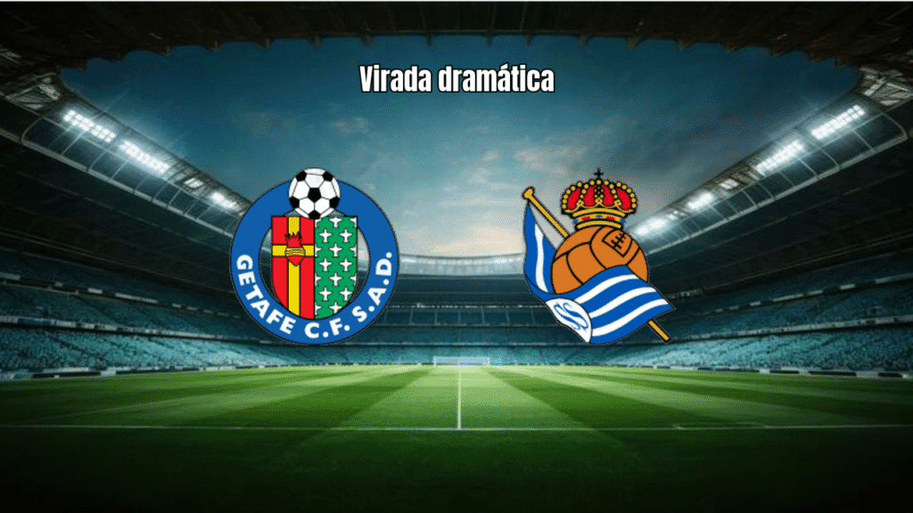 Real Sociedad vence Getafe fora de casa com gol nos acréscimos