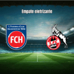 Heidenheim e Köln empatam em 2 a 2 em jogo eletrizante da Bundesliga