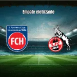 Heidenheim e Köln empatam em 2 a 2 em jogo eletrizante da Bundesliga