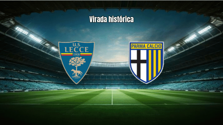 Lecce 1x2 Parma: Virada do Parma com dois a menos no time da casa