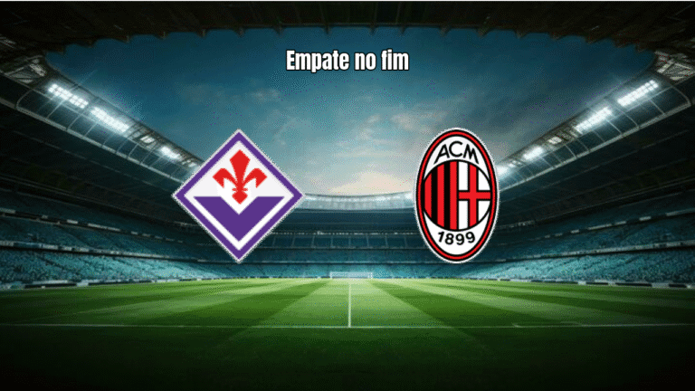 Fiorentina 1x1 Milan: Empate no Franchi com gol no fim
