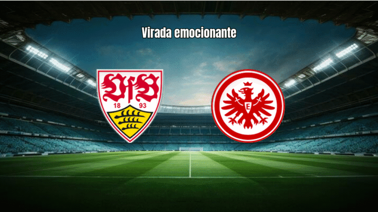 Stuttgart vence Frankfurt em jogo eletrizante da Bundesliga por 3 a 2