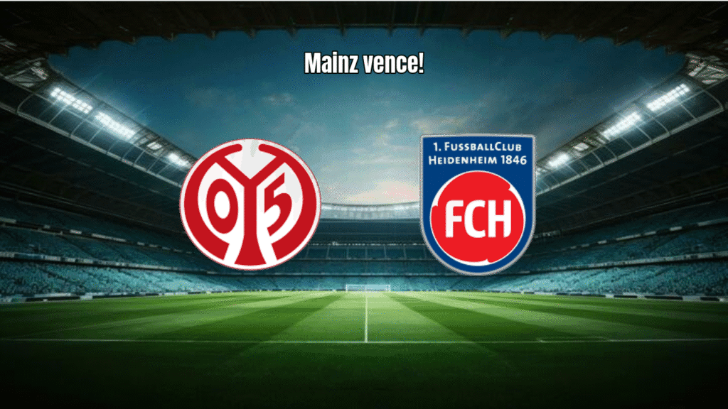 Mainz vence Heidenheim na Bundesliga com gols de Widmer e Amiri