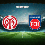 Mainz vence Heidenheim na Bundesliga com gols de Widmer e Amiri