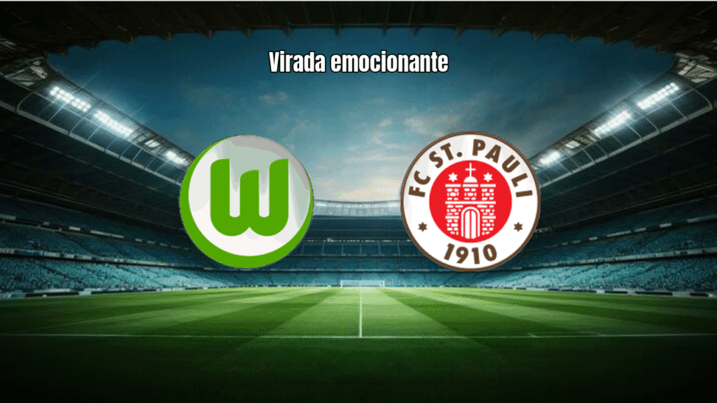 Wolfsburg vence St. Pauli com gol no fim pela Bundesliga