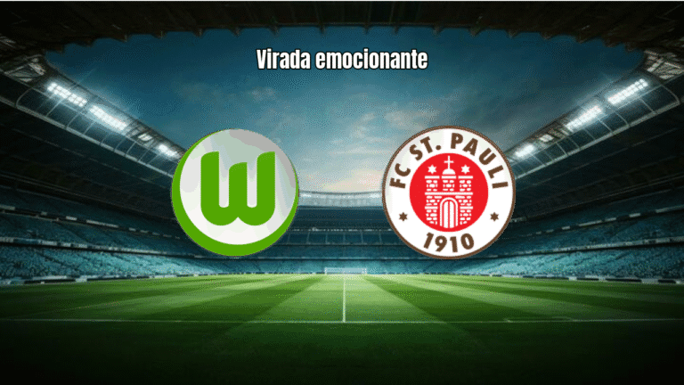 Wolfsburg vence St. Pauli com gol no fim pela Bundesliga
