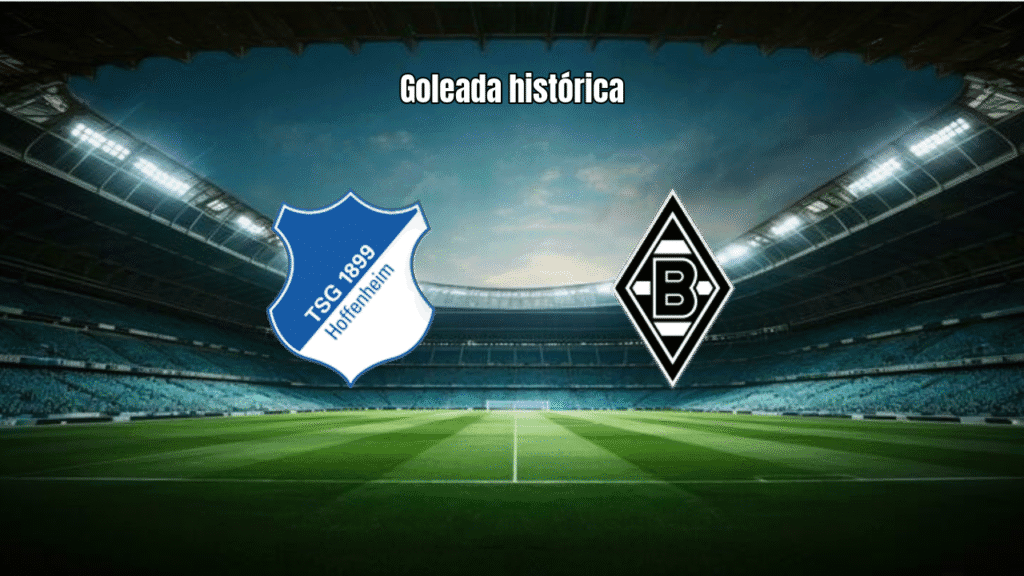Hoffenheim goleia Borussia M'gladbach por 5 a 1 na Bundesliga