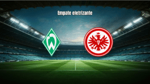 Werder Bremen e Eintracht Frankfurt empatam em 3 a 3 na Bundesliga