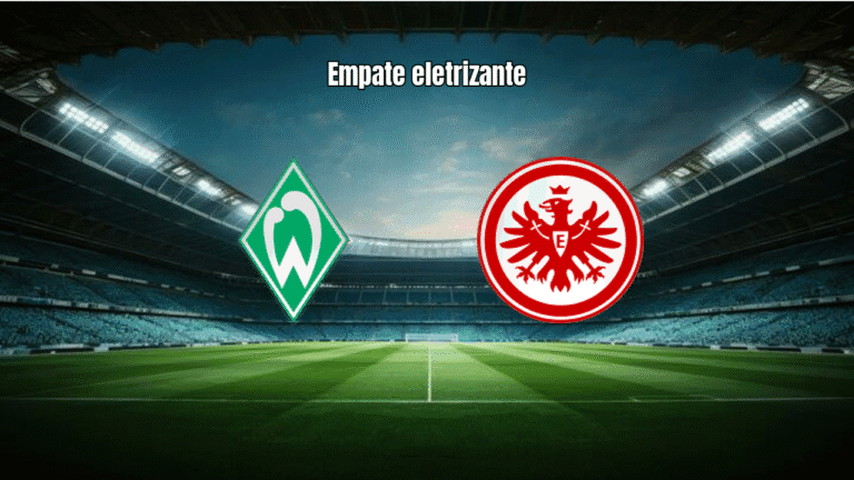 Werder Bremen e Eintracht Frankfurt empatam em 3 a 3 na Bundesliga